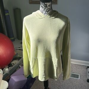 Brooks Brothers Women's Light Green Sweater with hood. Size L